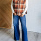 Judy Blue - Women's High Rise Tummy Control Retro Wide Leg Jeans