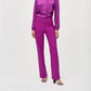 Joseph Ribkoff - Satin Top With Bow Neckline