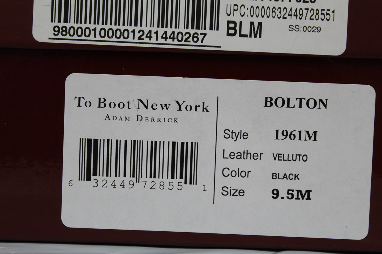 To Boot New York Men's Formal Loafer Black Size 9.5