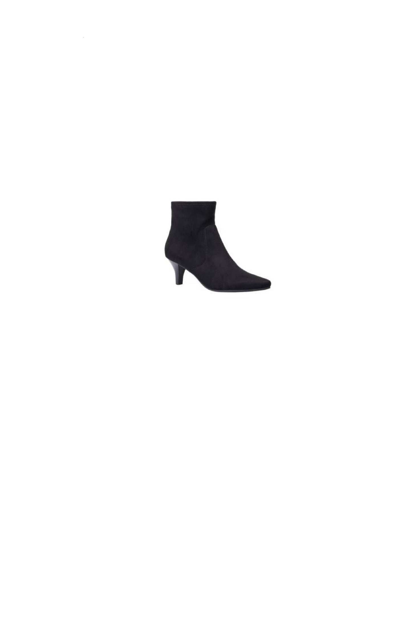 Impo Women's Noria Fabric Pointed Toe Ankle Fashion Boots Black Size 9.5M