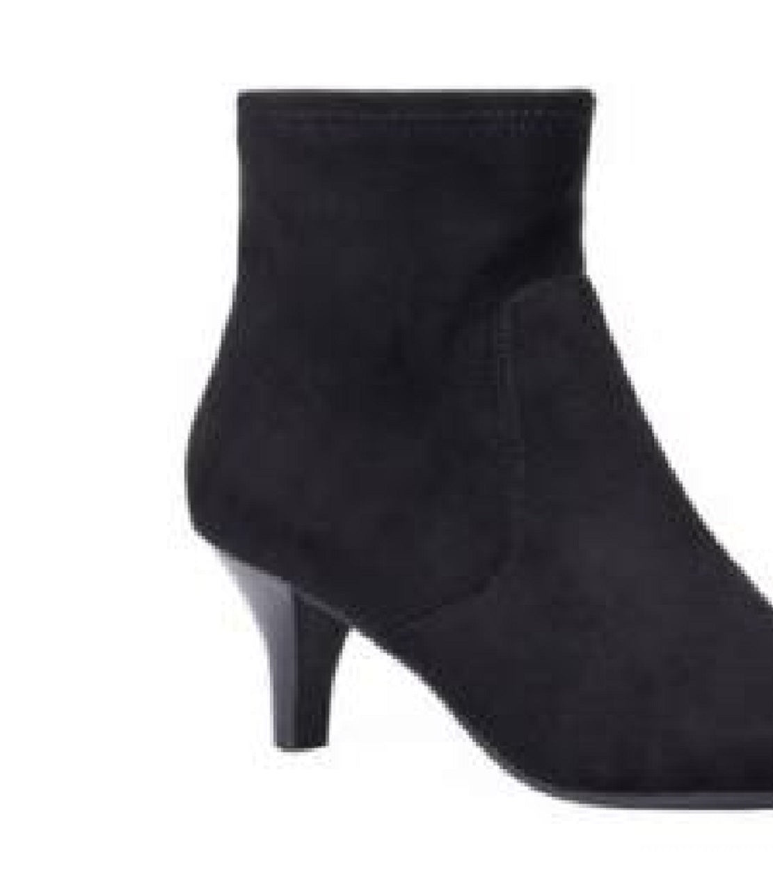 Impo Women's Noria Fabric Pointed Toe Ankle Fashion Boots Black Size 9.5M