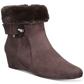 Impo Women's Gilmore Wedge Booties  rown Size 6