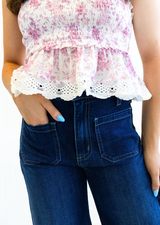 Letter To Juliet - Sailor Front Patch Pocket Jean