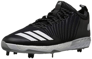 adidas Men's Boost Icon 3 Baseball Shoe Black/White/Silver Size 5.5 D(M) Us