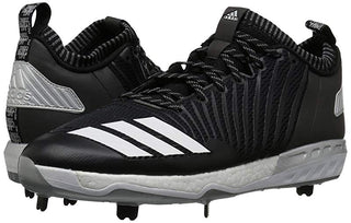adidas Men's Boost Icon 3 Baseball Shoe Black/White/Silver Size 5.5 D(M) Us