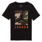 Jordan Big Boy's Camouflage Box Knock Out Graphic T-Shirt Black Size Medium