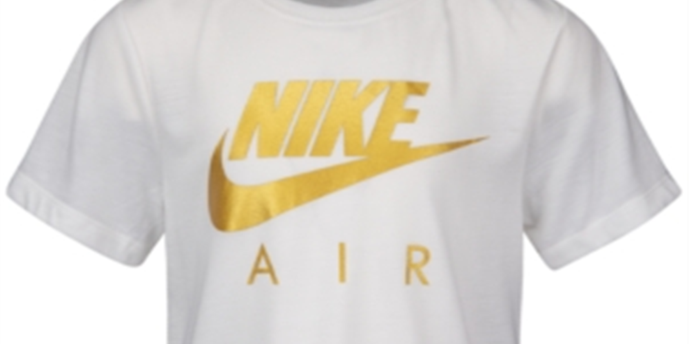 Nike Toddler Girl's Air Print T-Shirt White Size 3T