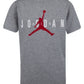 Jordan Women's Grade School T-Shirts Gray Size Medium