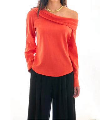 Finley - Dani One Shoulder Washed Cupro Top