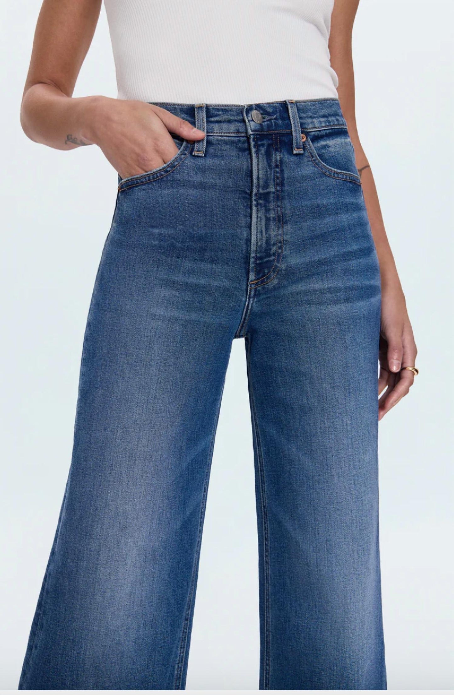 Pistola - Lana High Rise Ultra Wide Leg Jeans