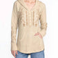 Johnny Was - METALLIC THERMAL HOODIE LAURA
