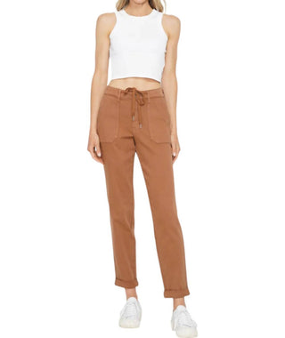 Judy Blue - High Waist Garment Dyed Cuffed Jogger