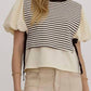 Entro - Side Tie Striped Top