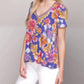 Johnny Was - The Janie Favorite Short Sleeve V-neck Swing Tee - Plus