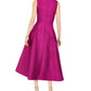 Adrianna Papell Women's Fuschia a Line Bow Front Dress Pink Size 4