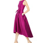 Adrianna Papell Women's Fuschia a Line Bow Front Dress Pink Size 4