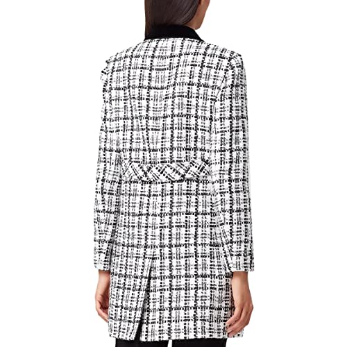 Tahari ASL Women's Plaid Boucle Jacket Size 10