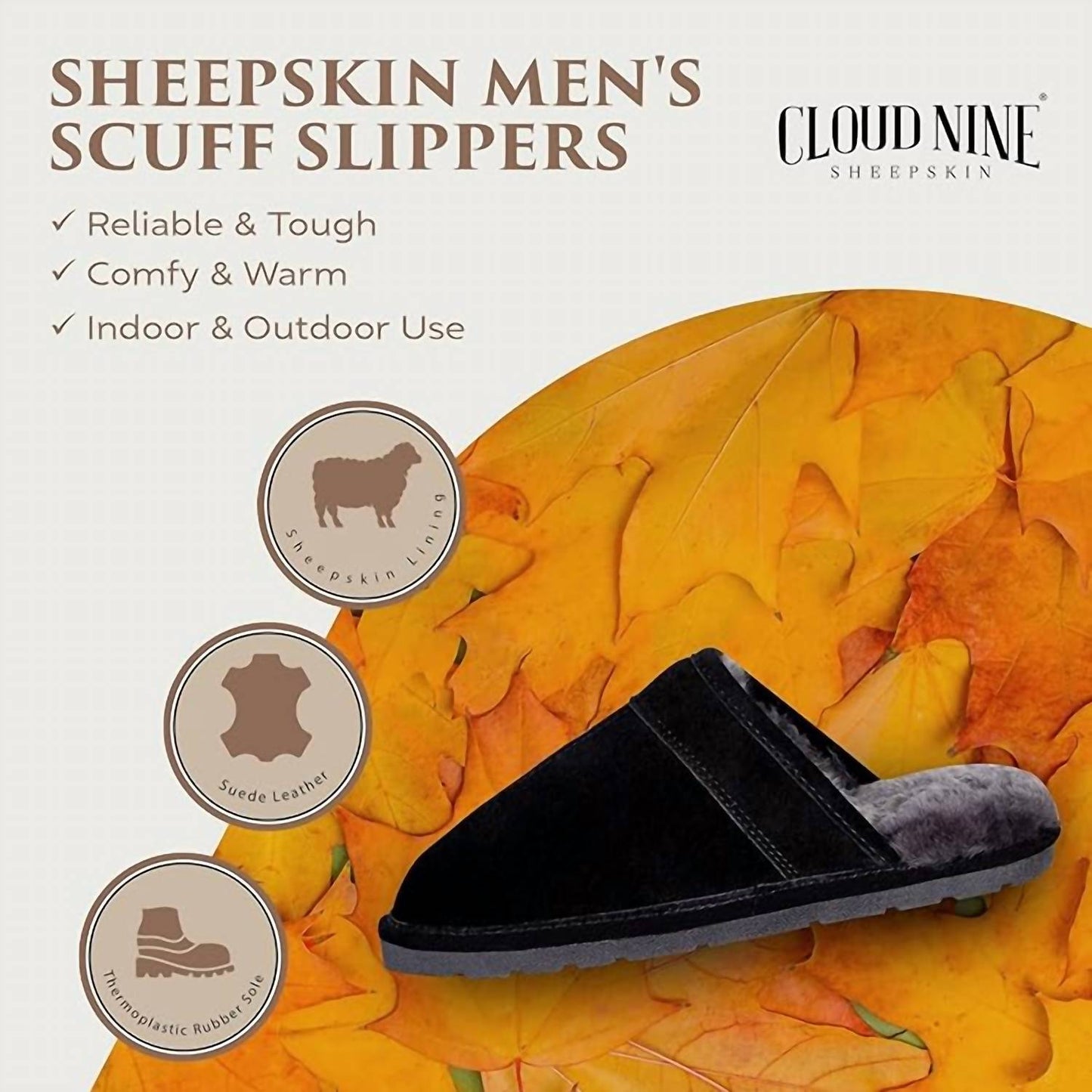 Cloud Nine - Men's Scuff Slip-on