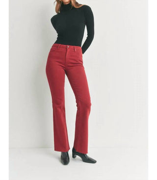 Just Black Denim - High Rise Scissor Cut Flare Long Jeans