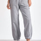 Elan - Heather Jogger with Zipper Detail