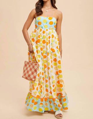 In-Loom - Camila Contract Lemon Maxi Dress