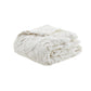 Full/Queen Tufted Cotton Chenille Damask Duvet Cover Set