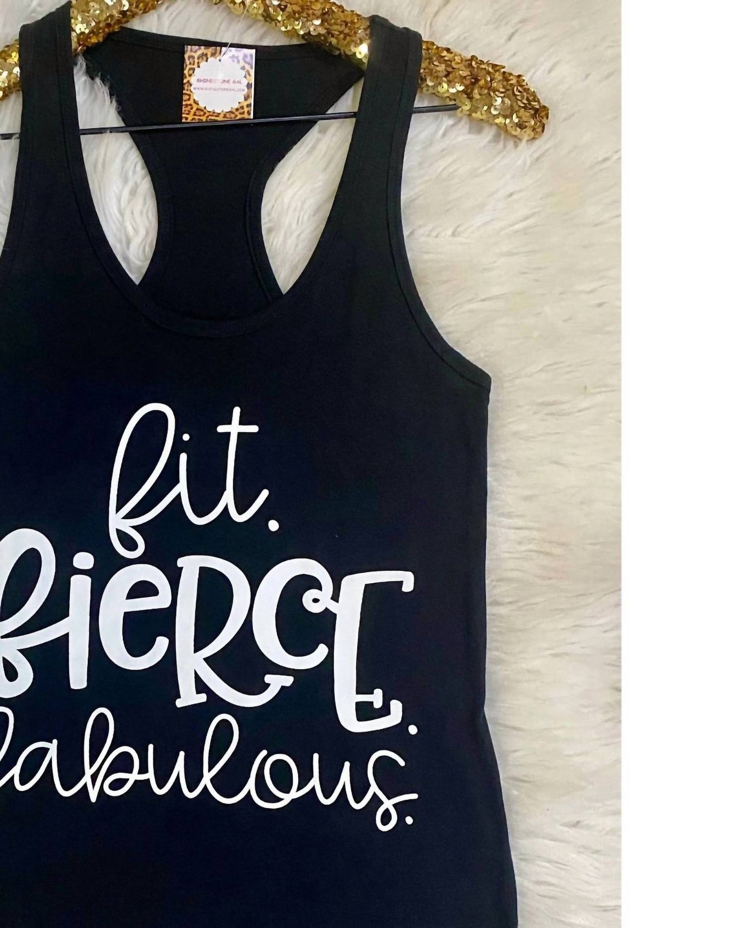 Gabriella Clothing - Women's Fit Fierce Fabulous Racerback Tank