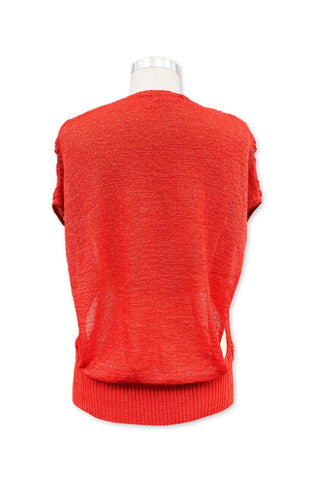 Paparazzi - U-shaped Cap Sleeve With Drop Armhole Cardigan