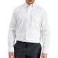 Club Room Men's Regular Fit Cotton Pinpoint Dress Shirt White Size 34X35