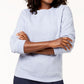 Karen Scott Women's Classic Sweatshirt Blue Size Large