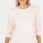 Karen Scott Women's Classic Sweatshirt Pink Size Small