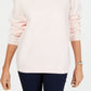 Karen Scott Women's Classic Sweatshirt Pink Size Small