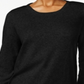 Style & Co Women's Layered Hem Top Black Size X-Small