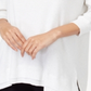 Style & Co Women's Layered Hem Top White Size Medium