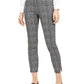Alfani Women's Tweed Fringe Casual Cropped Pants Black Size 12