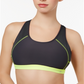Ideology Women's Mid Impact Racerback Bra Black Size Medium