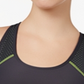 Ideology Women's Mid Impact Racerback Bra Black Size Medium