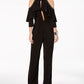 Thalia Sodi Women's Cold Shoulder Jumpsuit Black Size X-Large