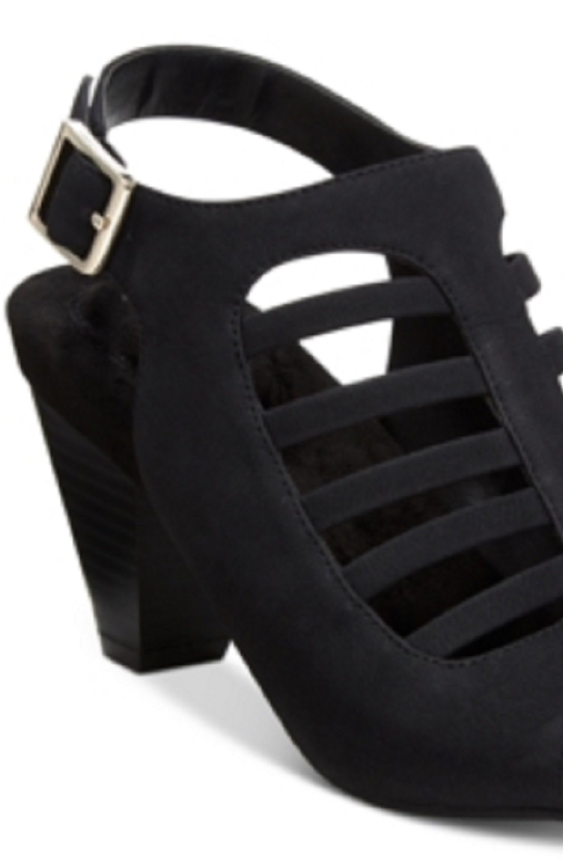 Giani Bernini Women's Caged Caileigh Dress Sandals Black Size 9M