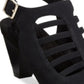 Giani Bernini Women's Caged Caileigh Dress Sandals Black Size 9.5M