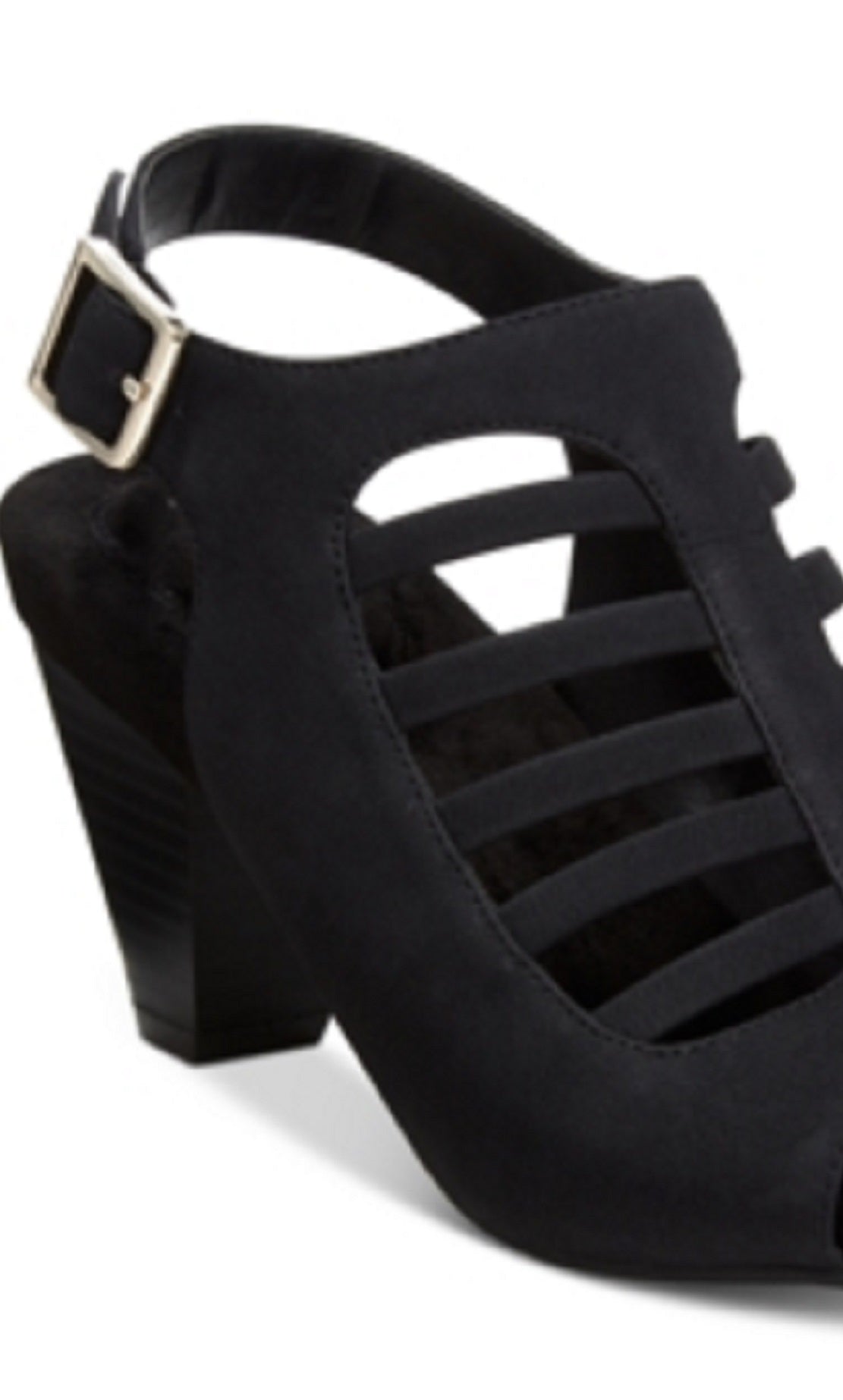 Giani Bernini Women's Caged Caileigh Dress Sandals Black Size 9.5M