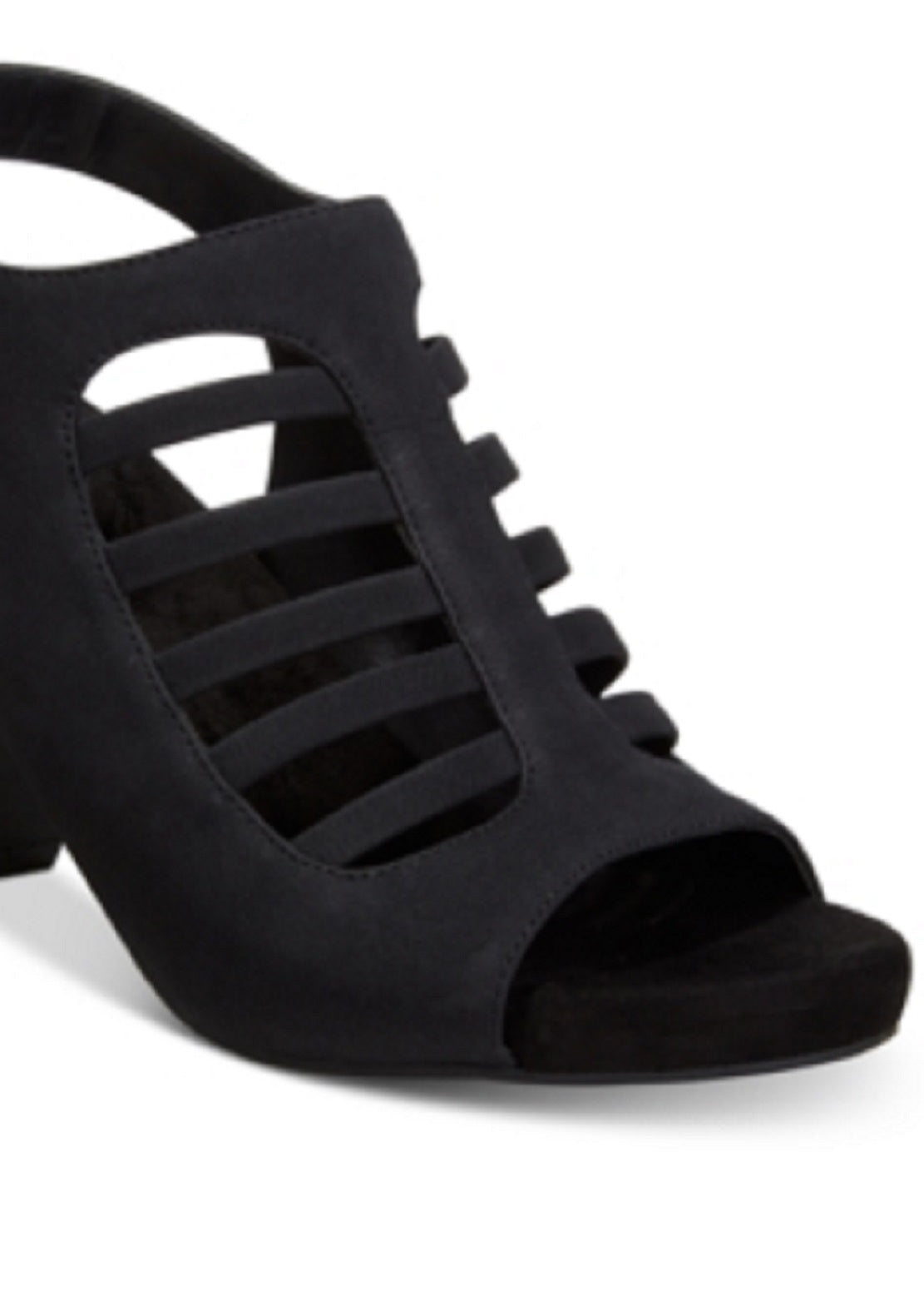 Giani Bernini Women's Caged Caileigh Dress Sandals Black Size 9.5M