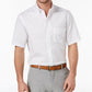 Club Room Men's Regular Fit Wrinkle Resistant Oxford Dress Shirt White Size 18