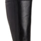 Giani Bernini Women's Rozario Leather Almond Toe Knee High Fashion Boots Black Size 10.5 M