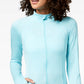 ID Ideology Women's Essentials Performance Zip Jacket Blue Size X-Small