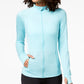 ID Ideology Women's Essentials Performance Zip Jacket Blue Size Large