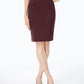 Alfani Women's Ponte Knit Pencil Skirt Red Size 16Petite