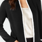 Alfani Women's Eyelash Trim Cardigan Black Size X-Small