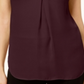 INC International Concepts Women's Inverted Pleat Pullover Blouse Wine Size XX-Large