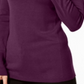 JM Collection Women's Embellished Cuff Sweater Purple Size Petite Medium
